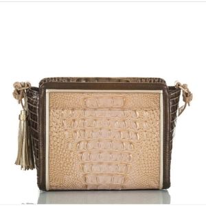 brahmin CARRIE CROSSBODY chiffon roseleaf FREE MATCHING WALLET